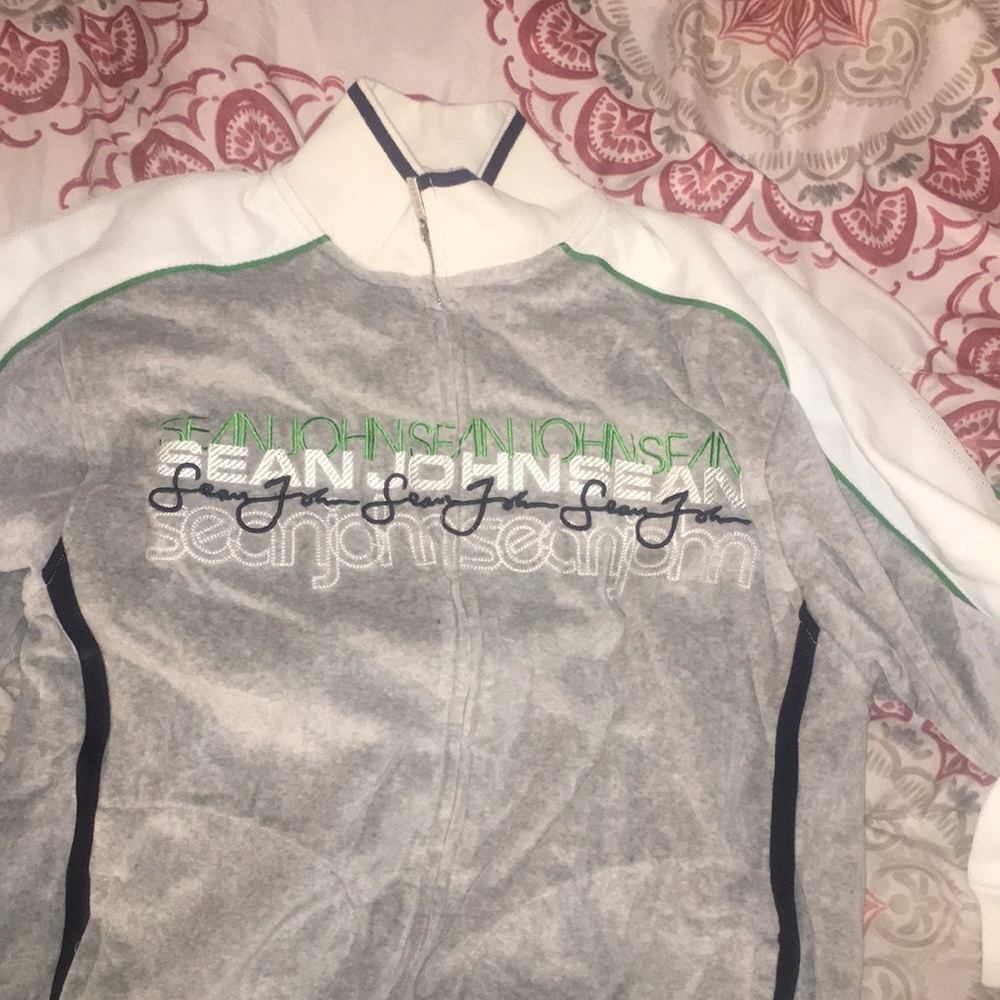 Sean Jean Velour Track Jacket XL(20) & L(16/18)Boy